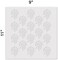 Batik Damask All Over Embossing 12 x 12 Stencil | FS070 by Designer Stencils | Pattern Stencils | Reusable Stencils for Painting on Wood, Wall, Tile, Canvas, Paper, Fabric, Furniture, Floor | Try Instead of a Wallpaper | Easy to Use & Clean